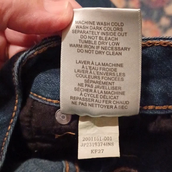 JAG jeans midrise boot leg sz. 14R Dark wash.
10” rise. 29” inseam 16”waist - Picture 11 of 11